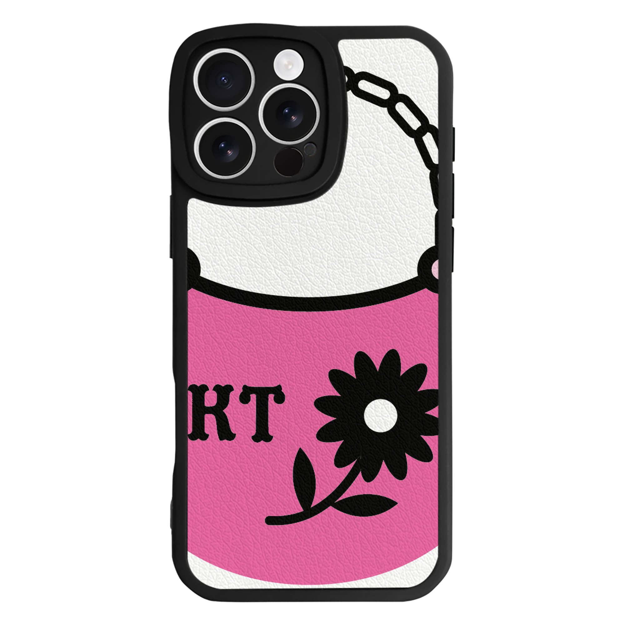 （画像用） Hello Kitty ハローキティ 【iPhone 16シリーズ対応】シリコンスマホケース（レザー調） 材質：シリコン
